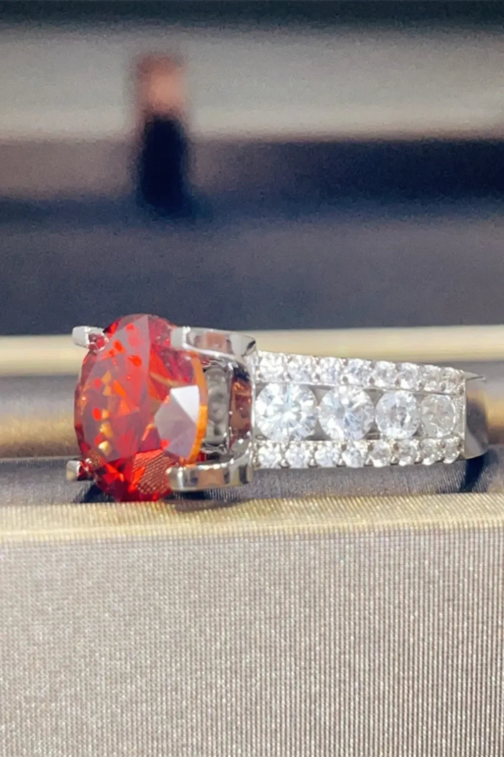 5 Carat Moissanite 925 Sterling Silver Ring - VAleG