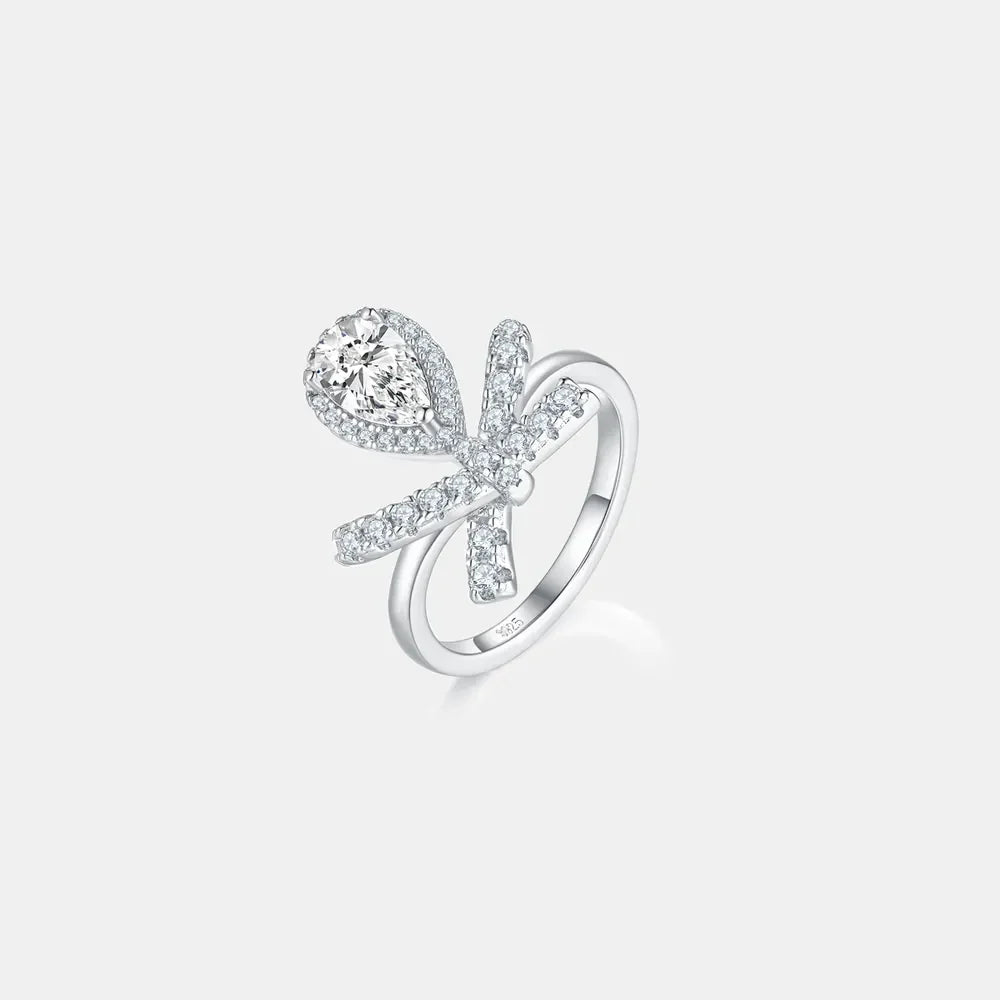 1 Carat Moissanite Zircon 925 Sterling Silver Ring - VAleG