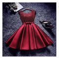 Bridesmaid Dress New Korean Version Of Girlfriends Dress Sister Group Party Dress Dress Slim Dress Red Toast Clothing - VAleG
