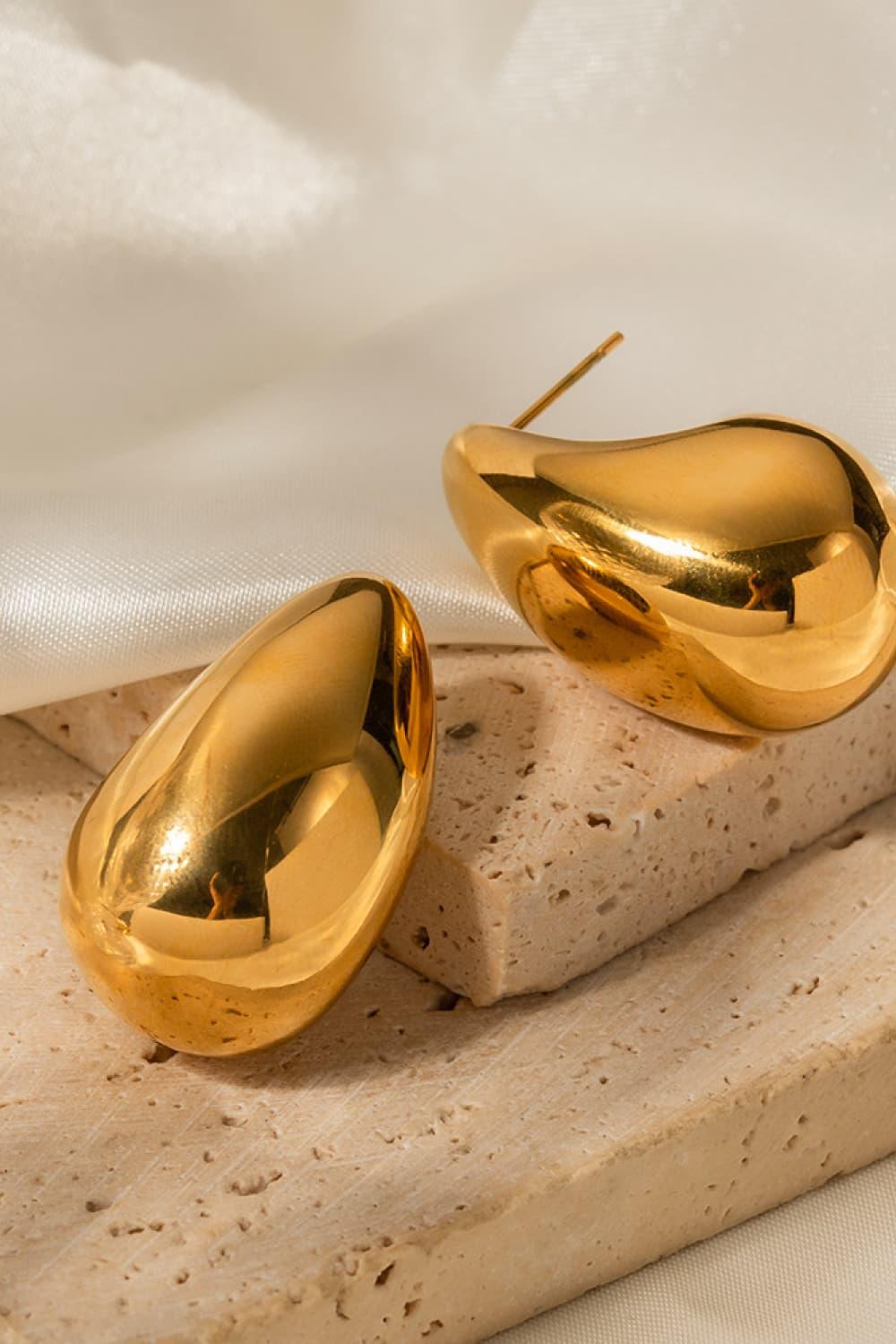 18K Gold-Plated Copper Earrings - VAleG