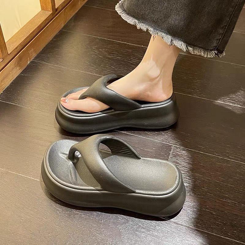 Non-slip Height-increasing Thick-soled Eva Flip-flops Women's Slippers - VAleG