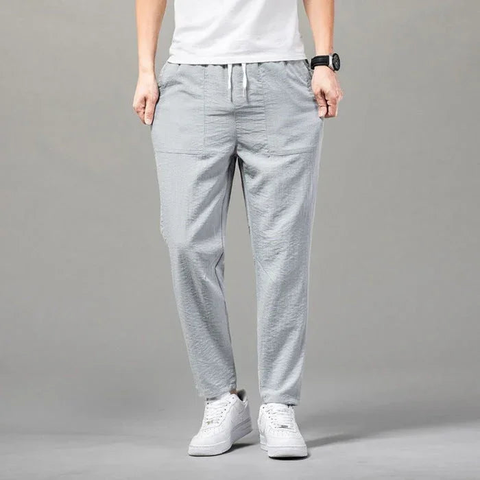 Solid Color Clean Version Thin Pants Male - VAleG