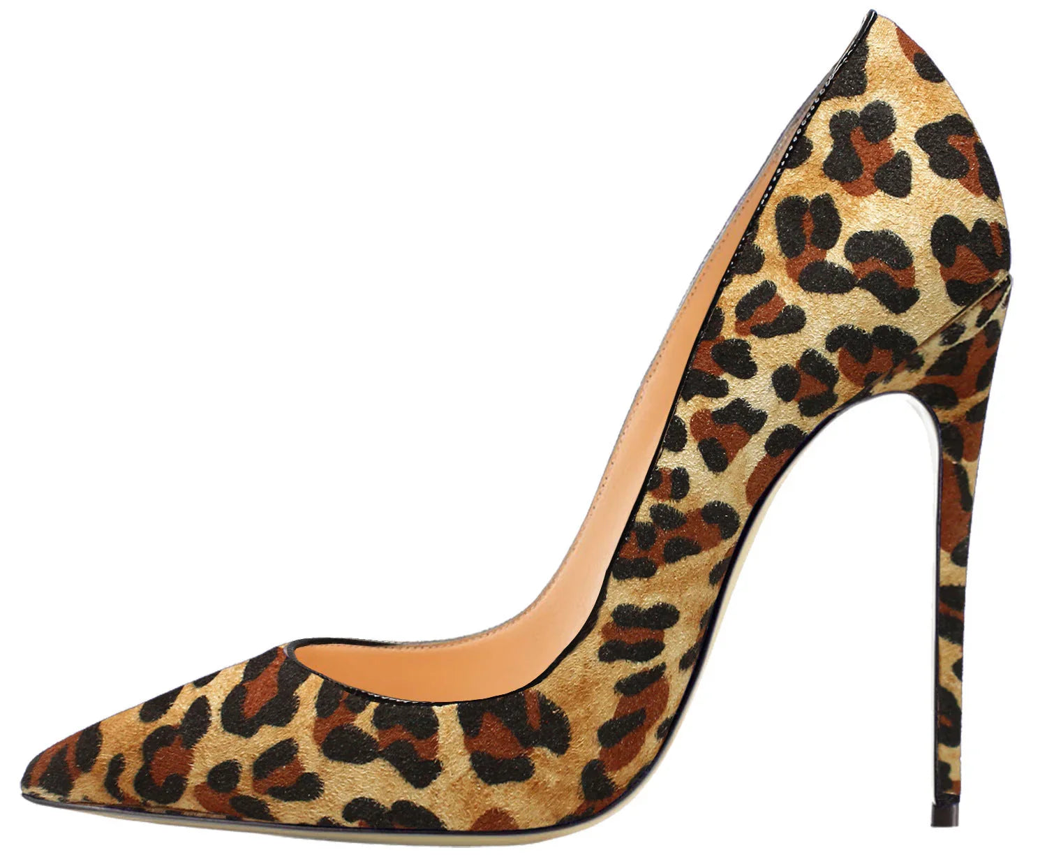 Animal Texture Pointed Toe High Heel Women's Shoes - VAleG