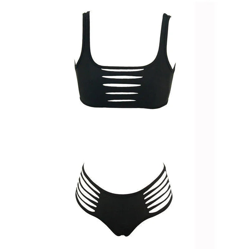 Swimsuit Beachwear Cut Split Bikini Swimsuit - VAleG