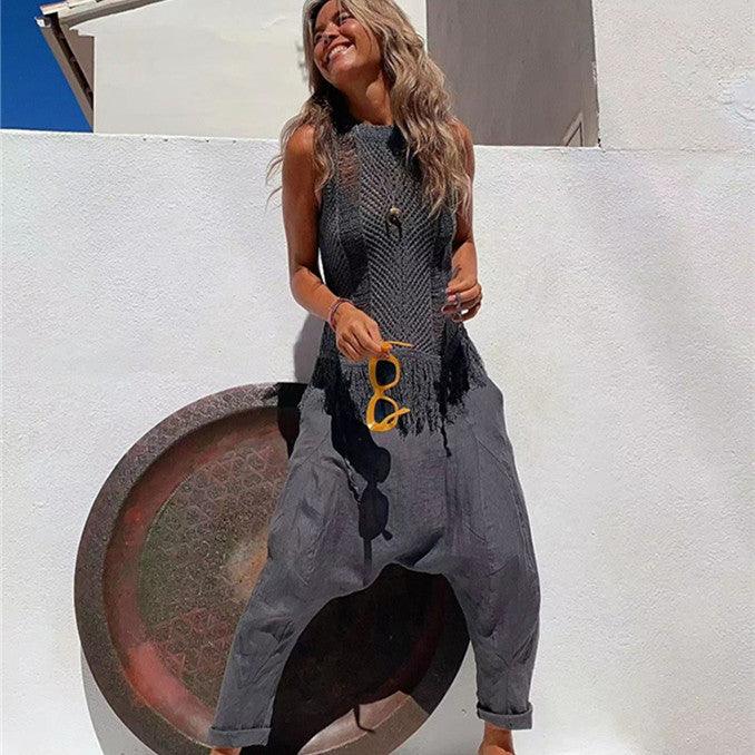 Vest Beach Holiday Sunscreen Blouse Woman - VAleG