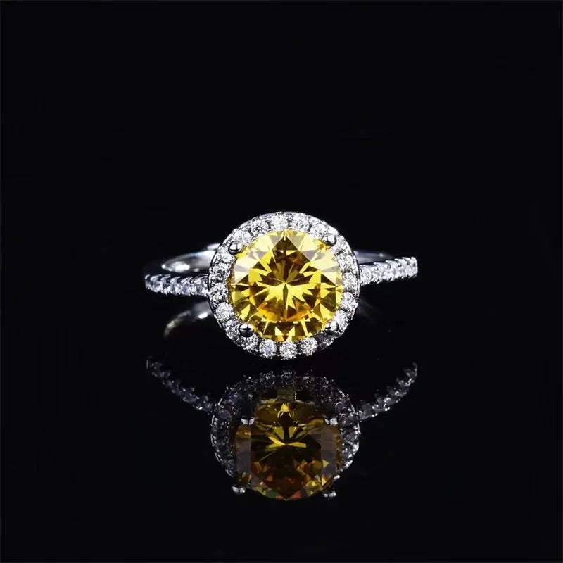 1 Carat Moissanite 925 Sterling Silver Ring - VAleG