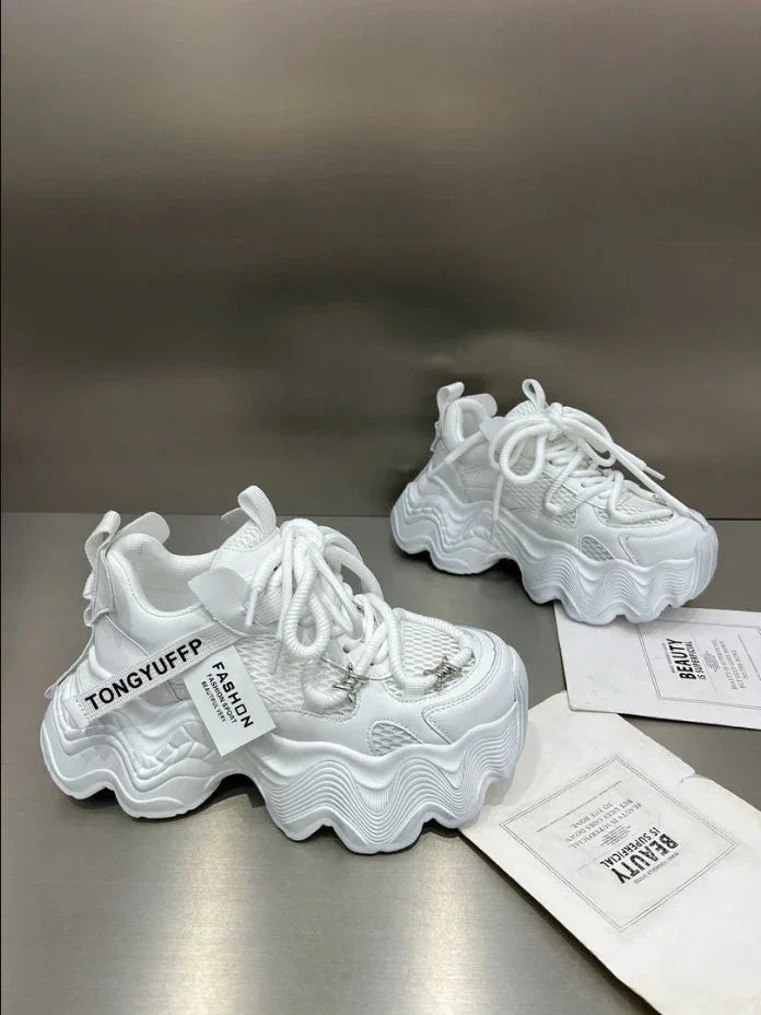 Women's Thick-soled Mesh Breathable Casual Sneaker - VAleG