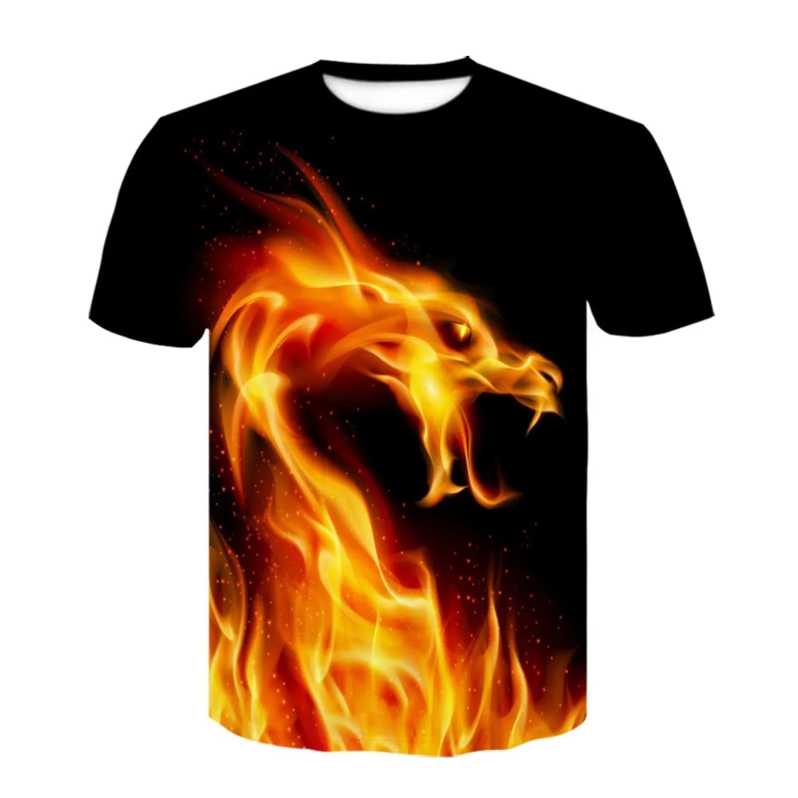 Summer 3D Digital Printing Men's And Women's Loose Short-sleeved T-shirt - VAleG