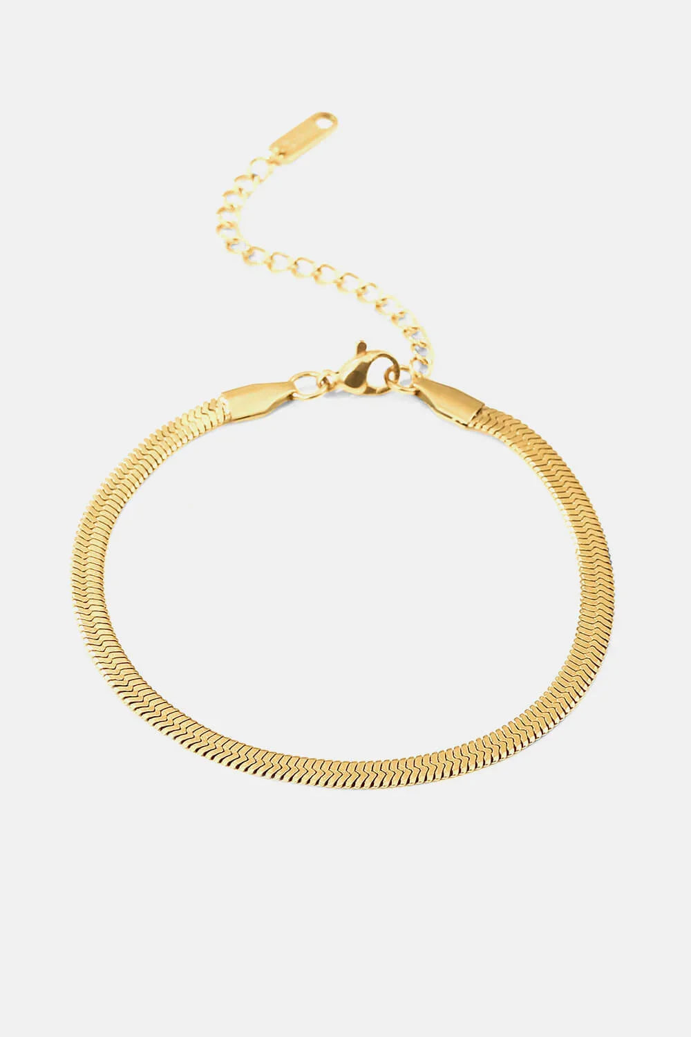 Herringbone Chain Stainless Steel Bracelet - VAleG