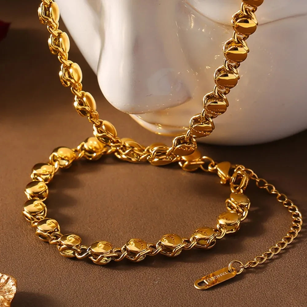 18K Gold-Plated Titanium Steel Bracelet - VAleG
