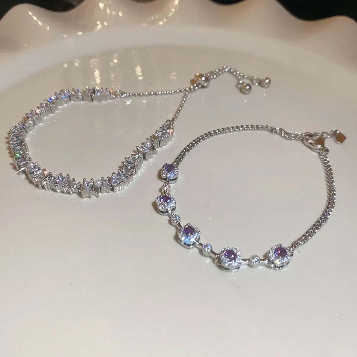 Copper Zircon Bracelet - VAleG