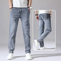 Retro Thin Jeans Straight Loose Casual Trousers Men - VAleG
