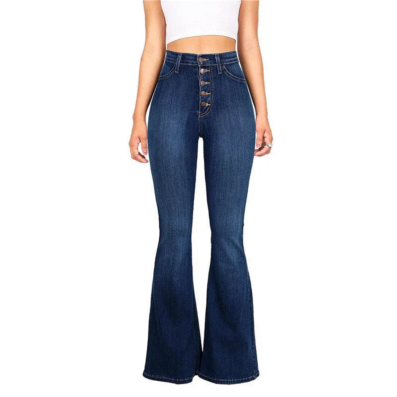 New high waist stretch jeans - VAleG