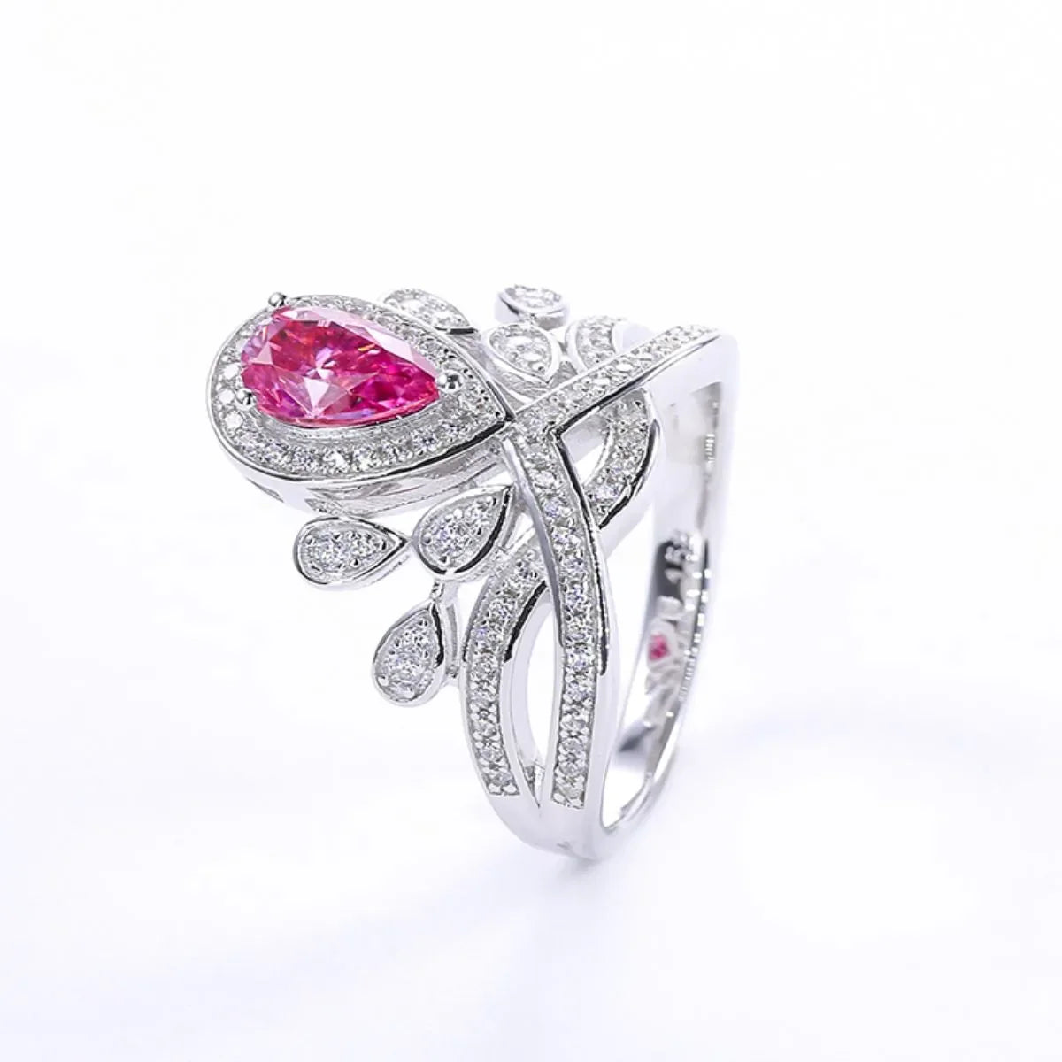 1 Carat Moissanite 925 Sterling Silver Ring - VAleG