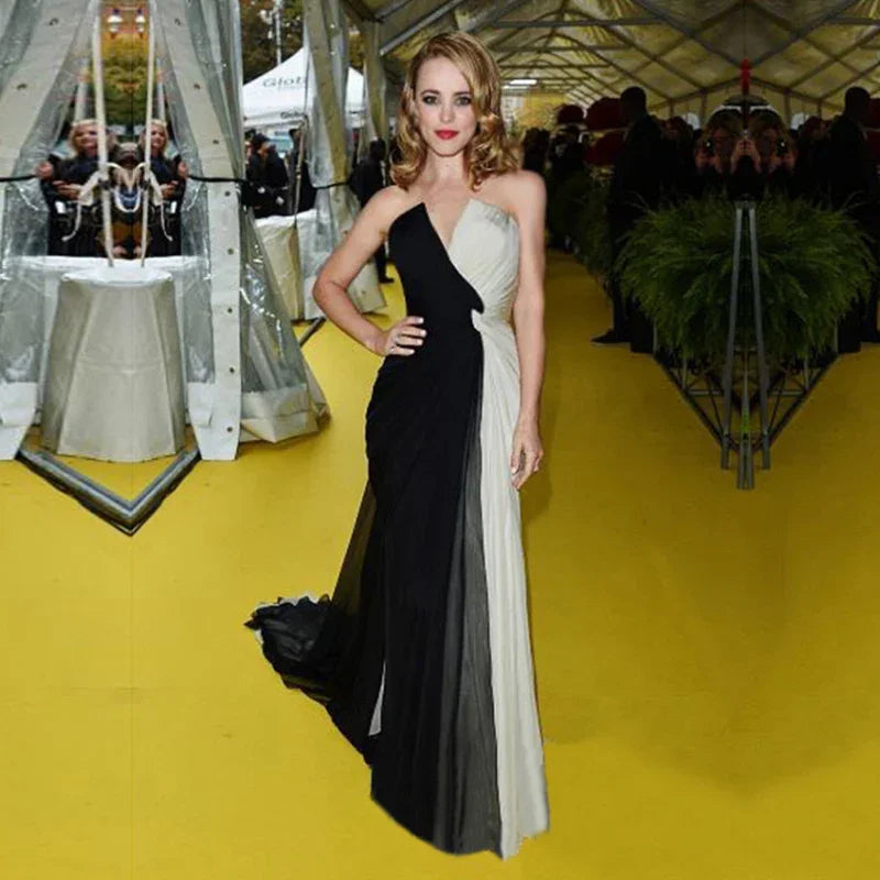 Evening Dress Female Banquet Black Annual Meeting Long Sexy Split Dress Temperament Host Summer - VAleG