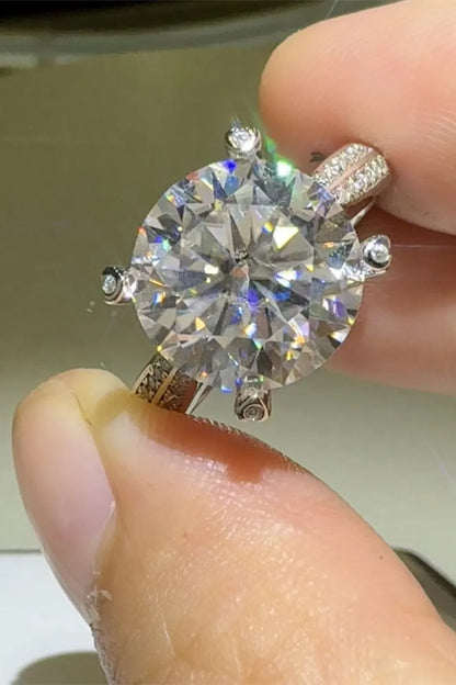 5 Carat Moissanite 925 Sterling Silver Ring - VAleG