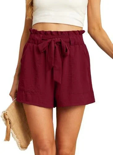 Women's Short Belt Pocket Summer Casual - VAleG