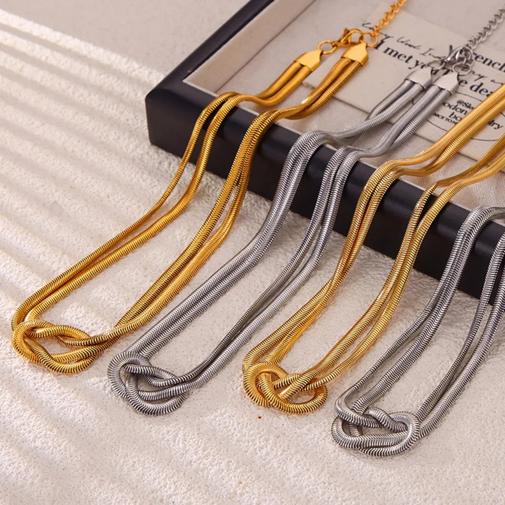 Titanium Steel Knot Necklace - VAleG