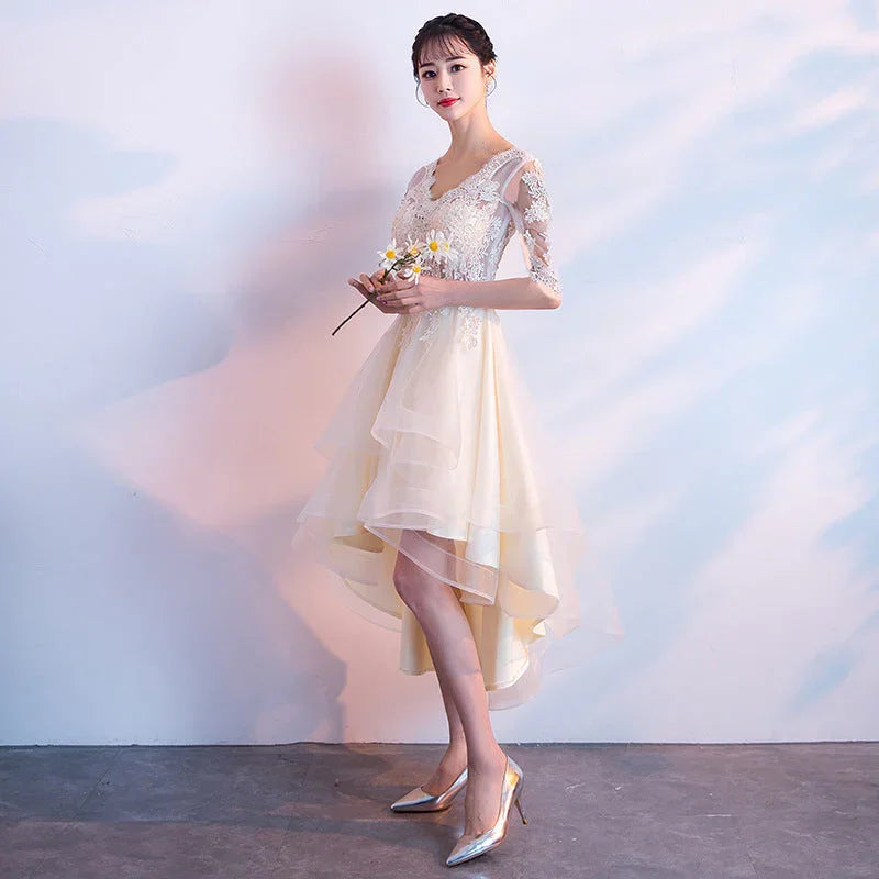 Banquet Elegant Long Black Ladies Annual Meeting Dress - VAleG