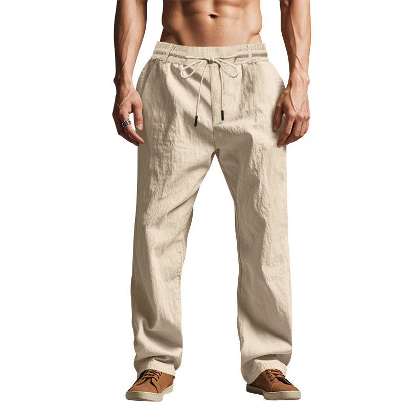 Loose Drawstring Beach Sports Trousers Men - VAleG