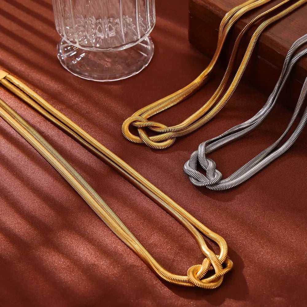 Titanium Steel Knot Necklace - VAleG