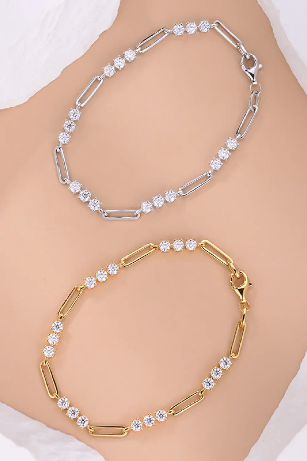 1.8 Carat Moissanite 925 Sterling Silver Bracelet - VAleG