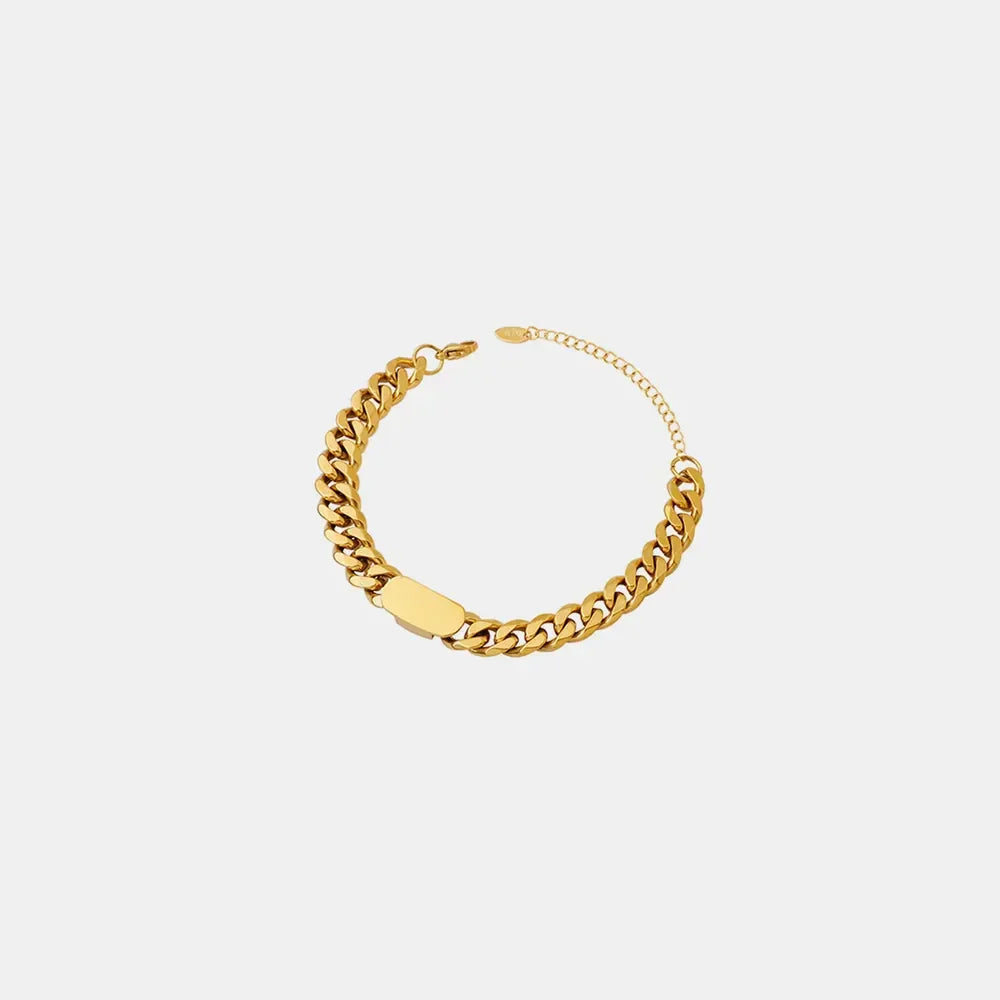 18K Gold-Plated Titanium Steel Bracelet - VAleG