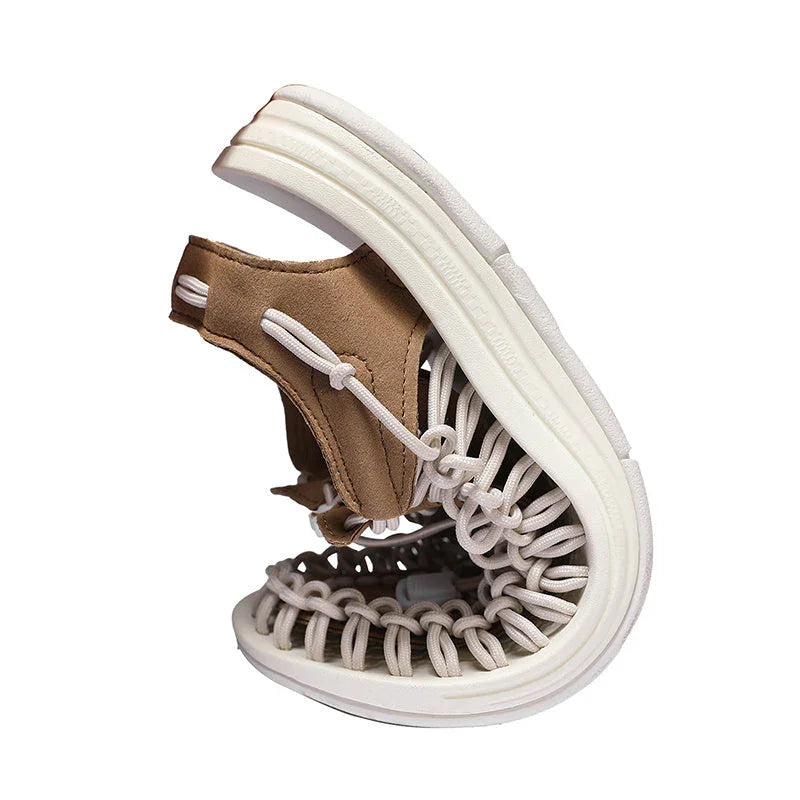 Sandals Woven Men's Casual Beach Couple - VAleG