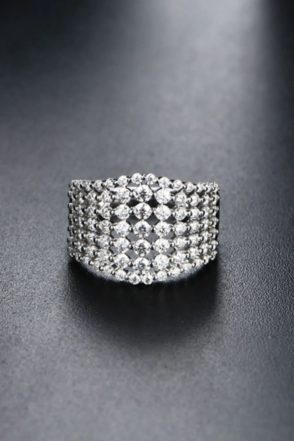1.21 Carat Moissanite 925 Sterling Silver Ring - VAleG