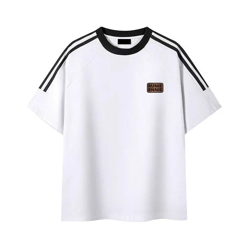 Men's Summer Clothes American Printed Cotton Half Sleeve - VAleG