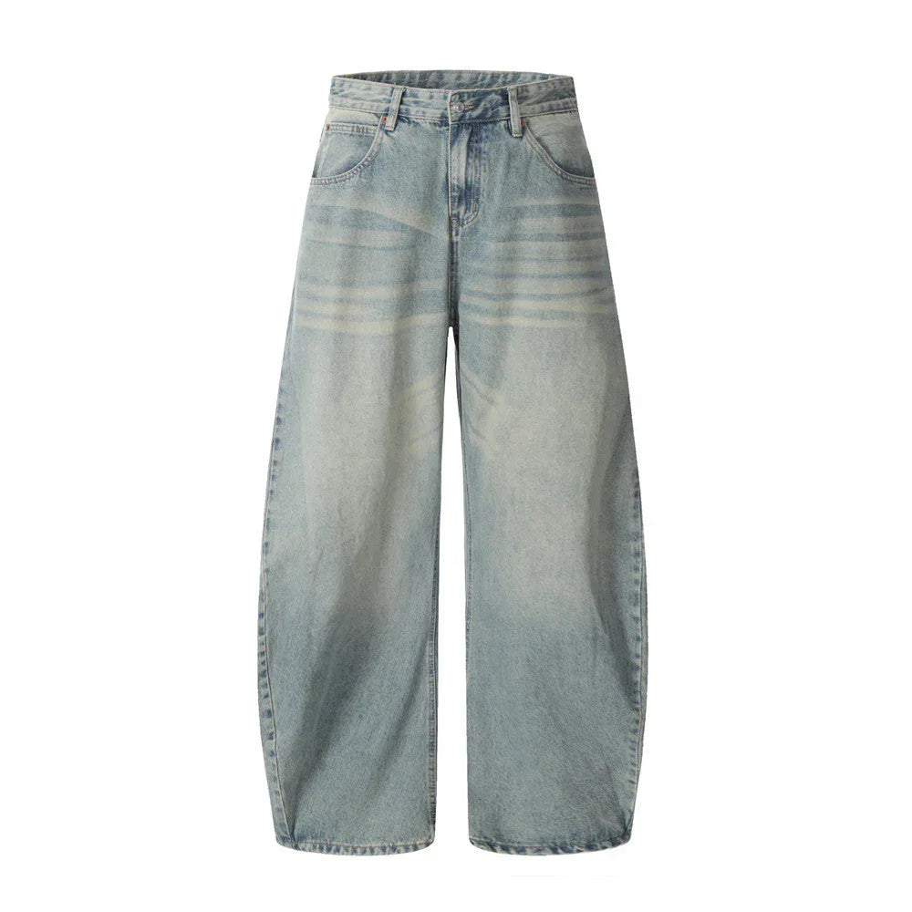 Ins Loose Wash Simple All-matching Wide Leg Trousers - VAleG
