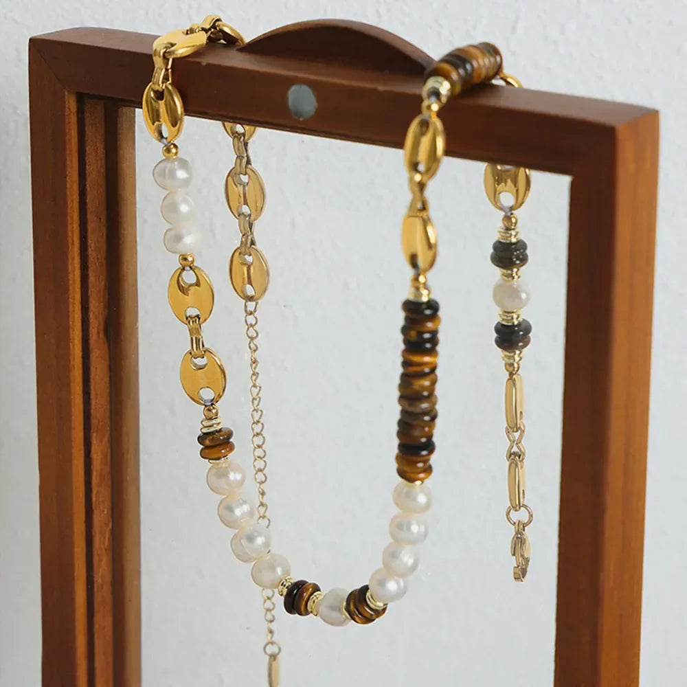18K Gold-Plated Titanium Steel Necklace - VAleG