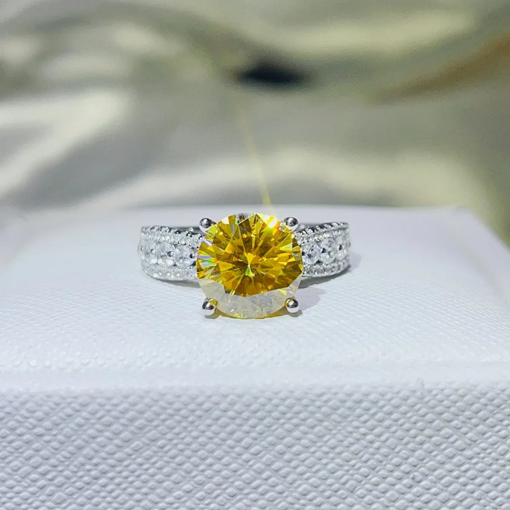 3 Carat Moissanite 925 Sterling Silver Ring - VAleG