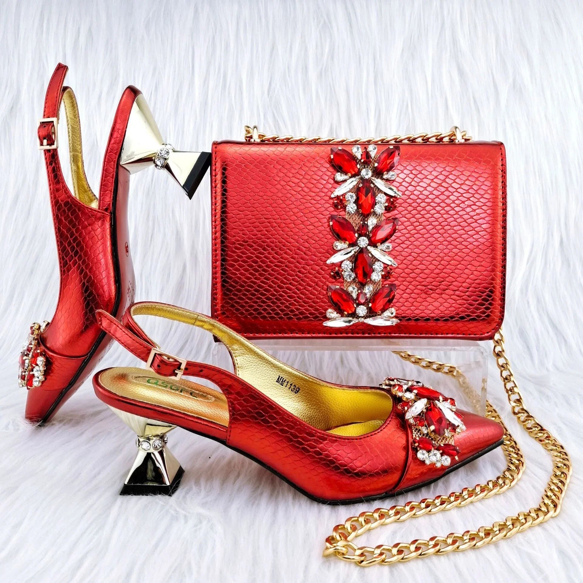 French Stiletto Heel Low Heel High Heels Can Be Crossbody Hand Bag - VAleG