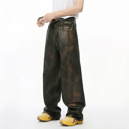 American Street Waste Soil Wind Reverse Pocket Personality Jeans Tide - VAleG