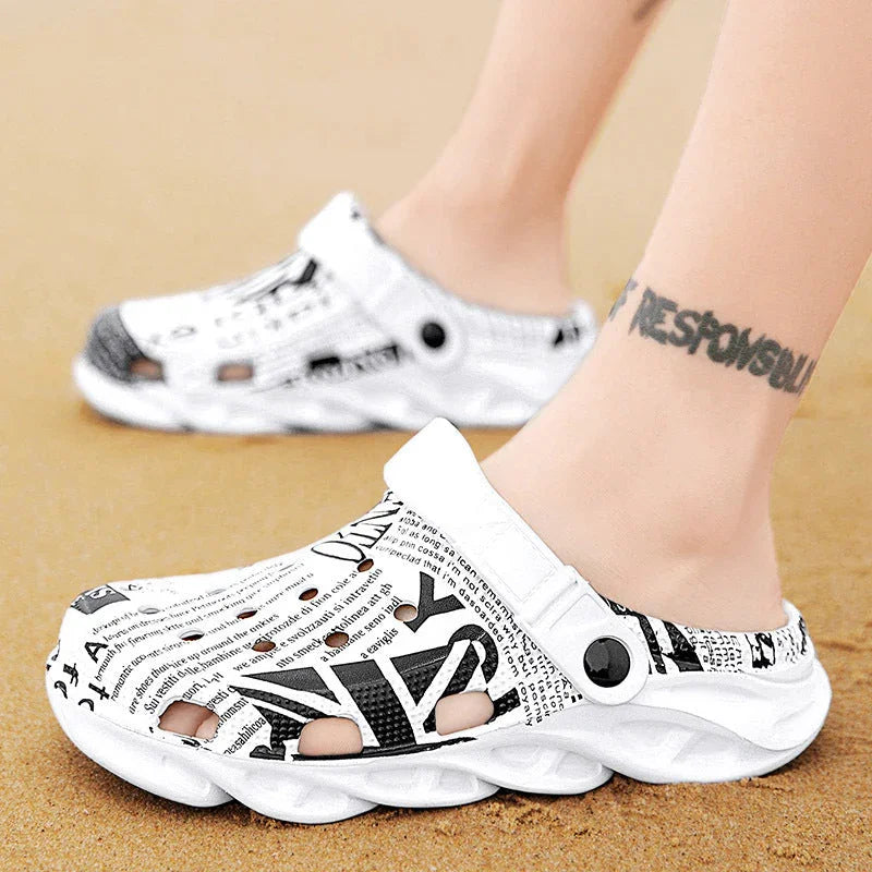 Hole Shoes Dual-purpose Beach Sandals - VAleG