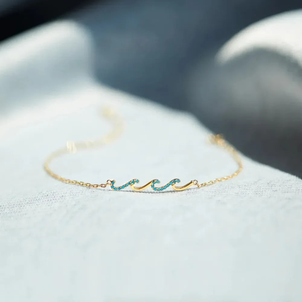 925 Sterling Silver Zircon Bracelet - VAleG