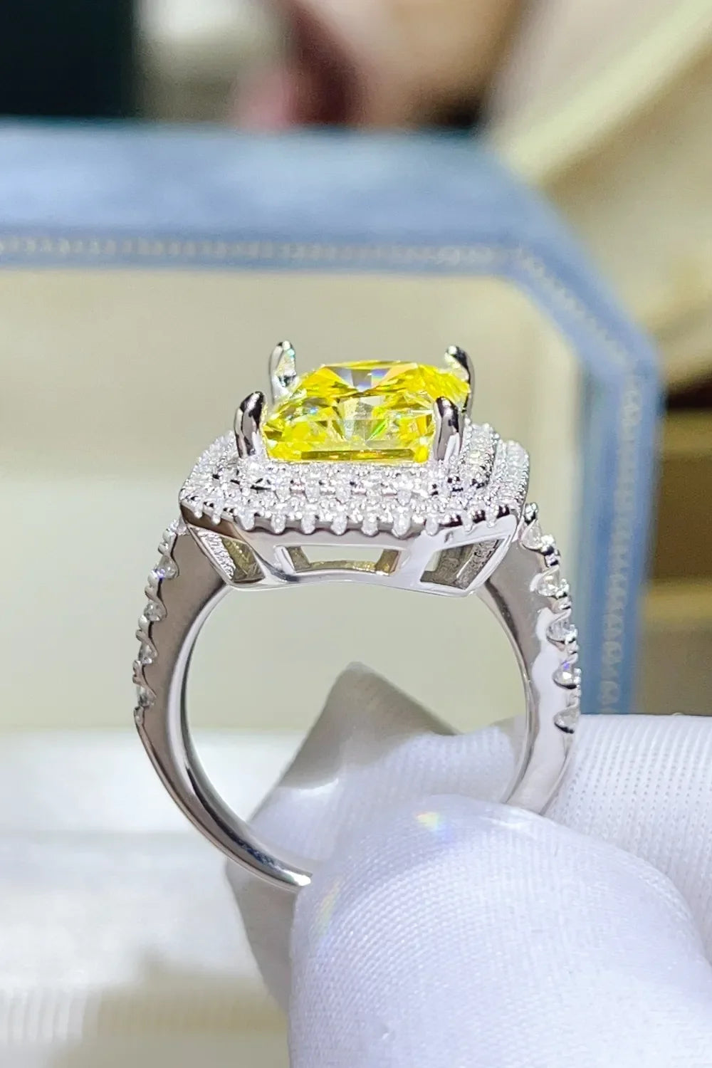 2 Carat Moissanite 925 Sterling Silver Ring - VAleG