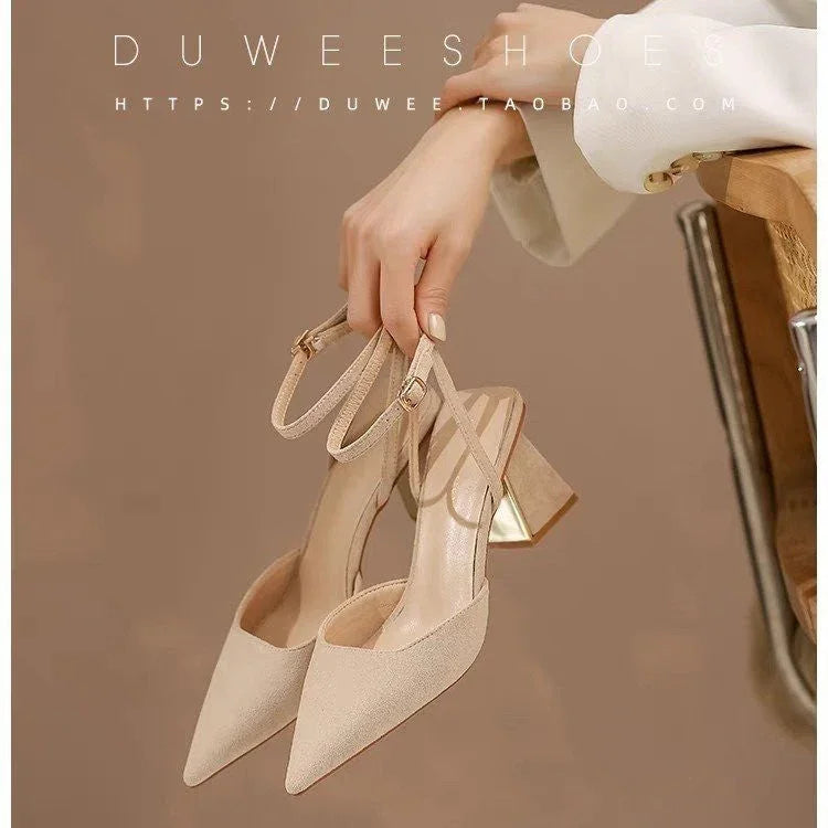 French Style Closed Toe Sandals For Women - VAleG