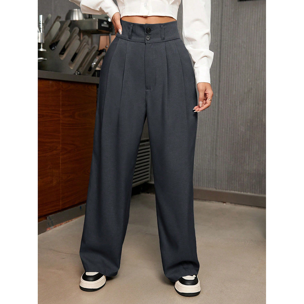 Pantaloni di design di tendenza dritti di alta qualità