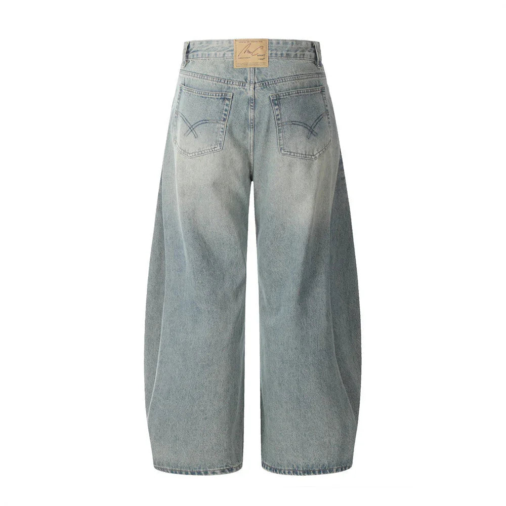 Ins Loose Wash Simple All-matching Wide Leg Trousers - VAleG