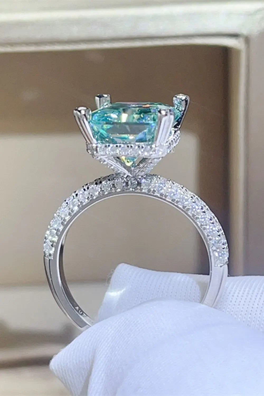 5 Carat Moissanite 925 Sterling Silver Ring - VAleG