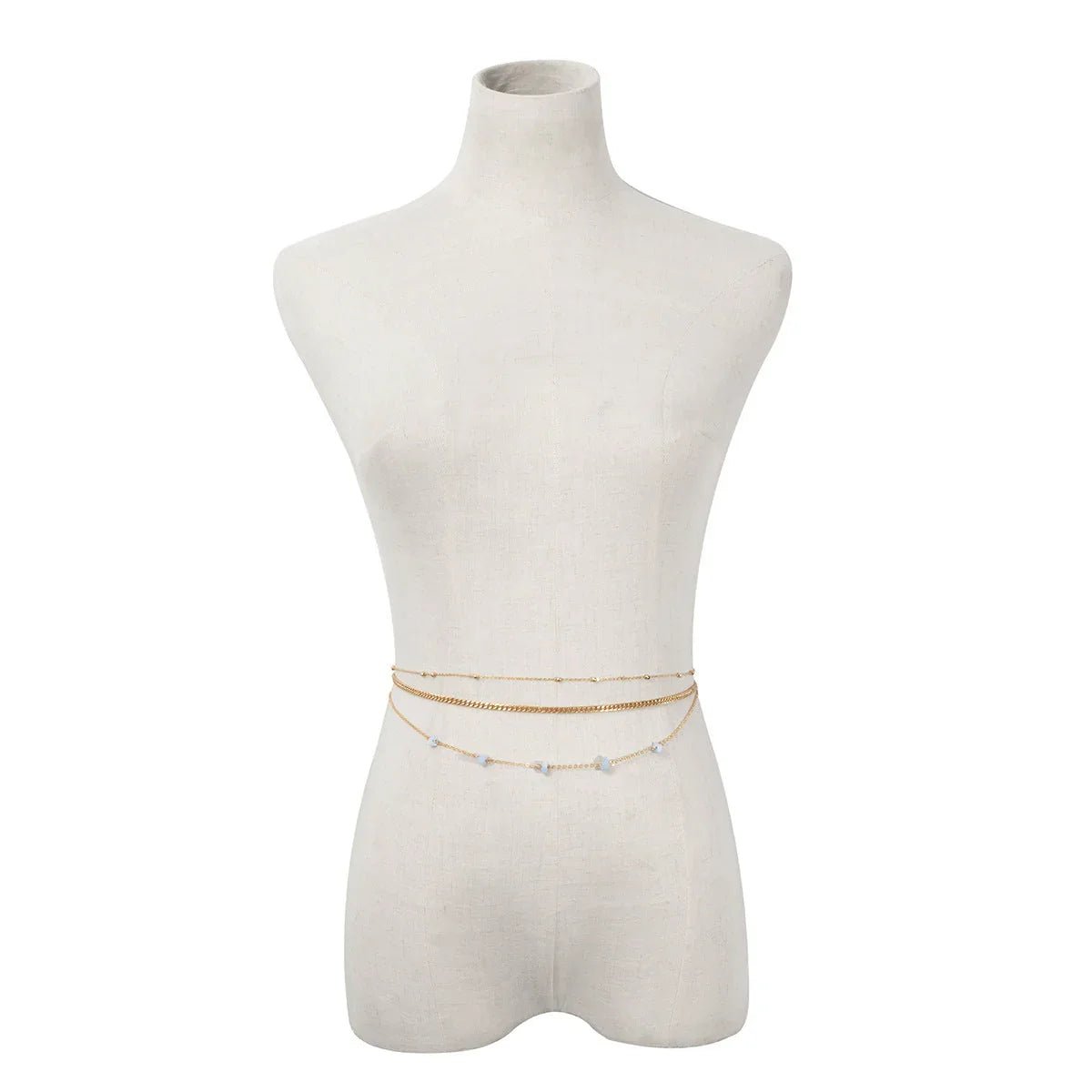 Multi-layer Beach Gravel Waist Chain - VAleG