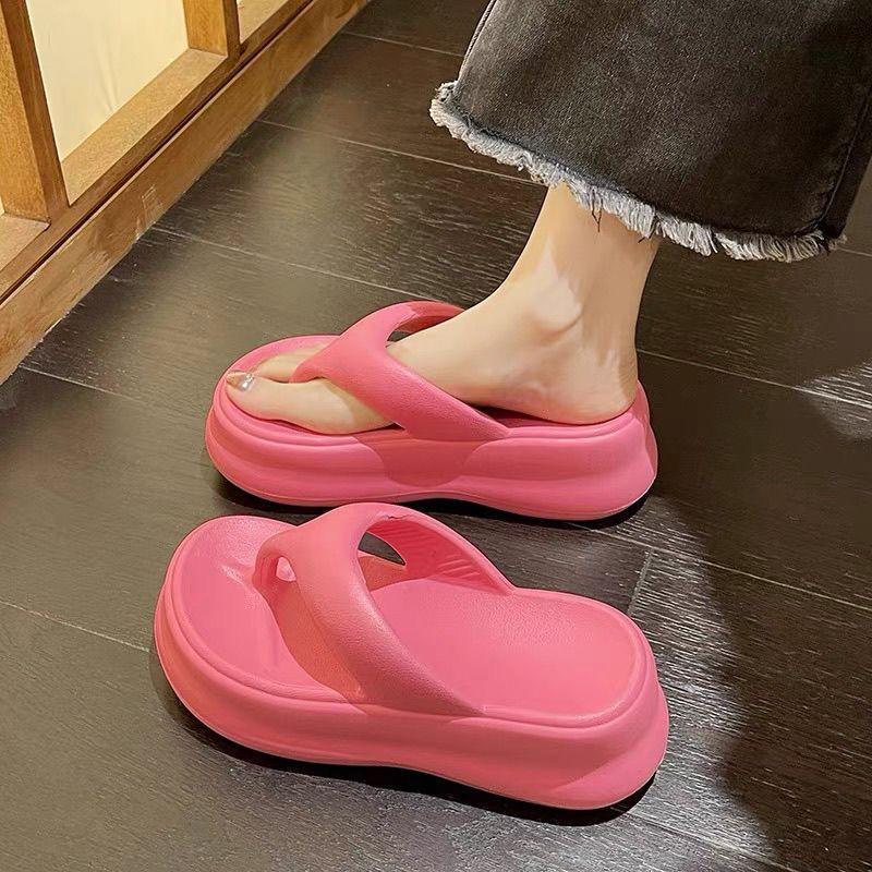 Non-slip Height-increasing Thick-soled Eva Flip-flops Women's Slippers - VAleG