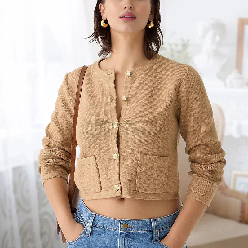 New Women's Fashion Personalized Striped Jacket - VAleG
