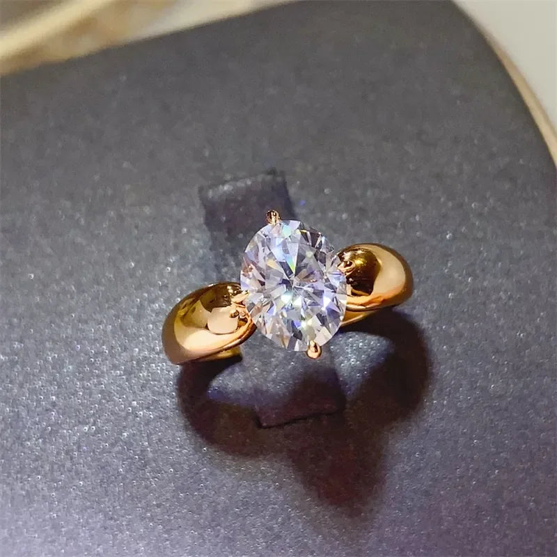 2 Carat Moissanite 925 Sterling Silver Ring - VAleG