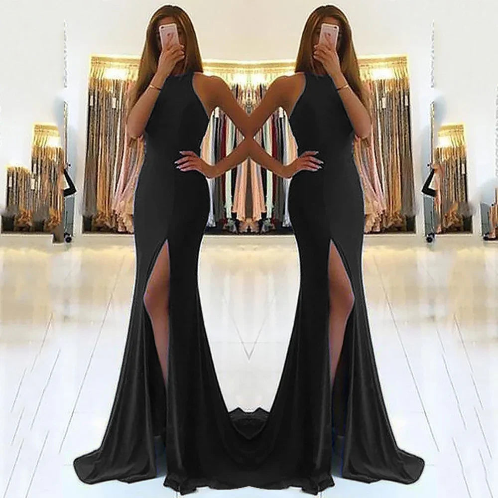 Long Ladies' Dresses Evening Dresses - VAleG