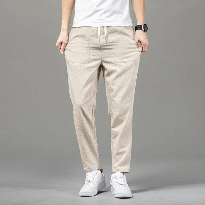 Solid Color Clean Version Thin Pants Male - VAleG