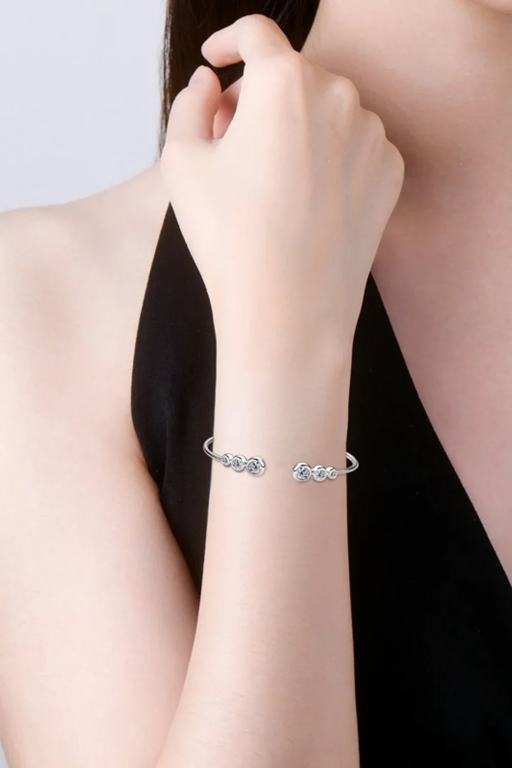1.8 Carat Moissanite 925 Sterling Silver Bracelet - VAleG