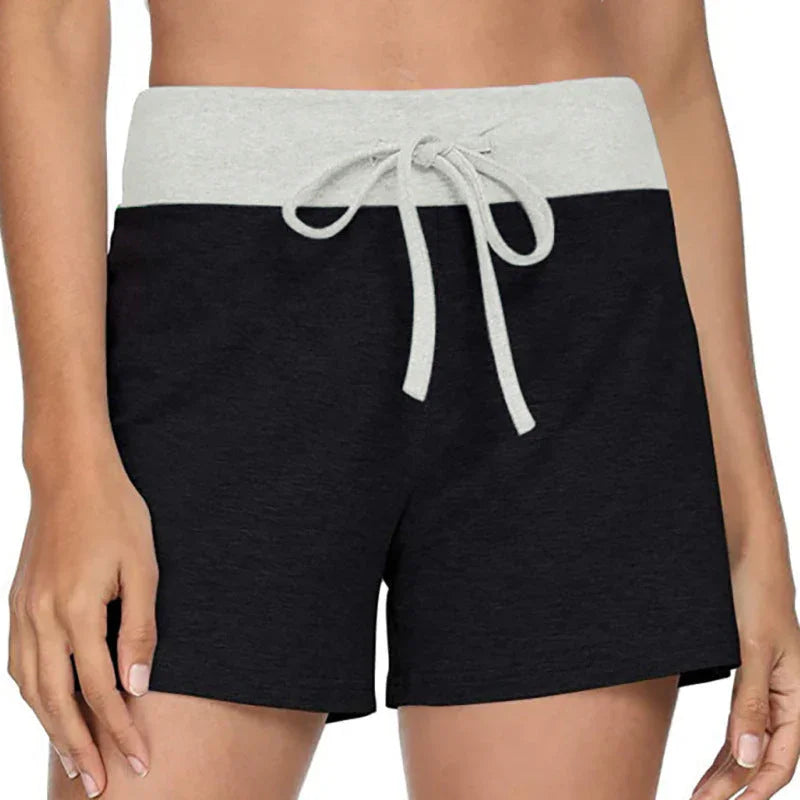 Women's Summer Home Leopard Print Casual Shorts - VAleG
